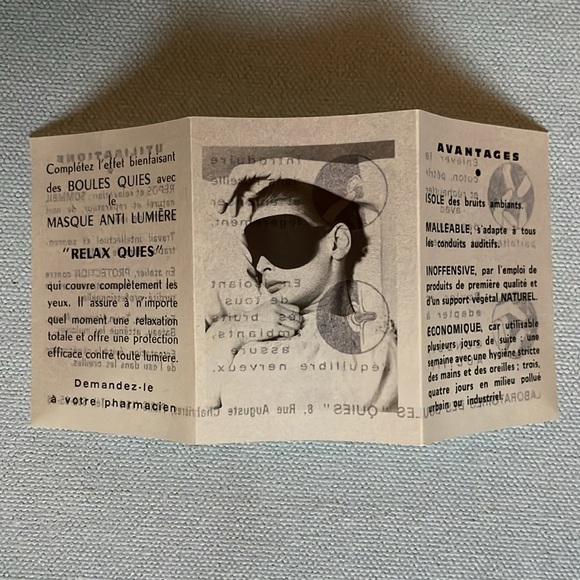 QUIES PARIS Vintage 1960s Earplugs Lot Of 3 - Picture 11 of 12